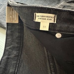 NWT Madewell curvy perfect vintage Jean size 33